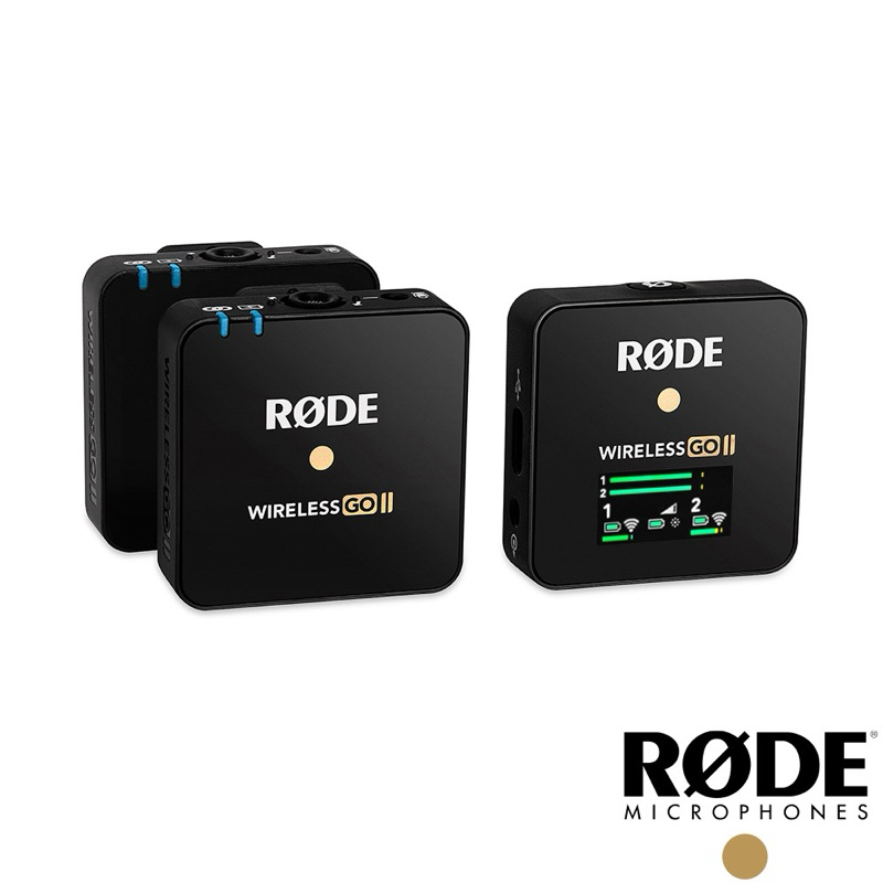 RODE Wireless GO II 一對二 雙通道無線麥克風2.4GHz 適合訪問收音 錄音