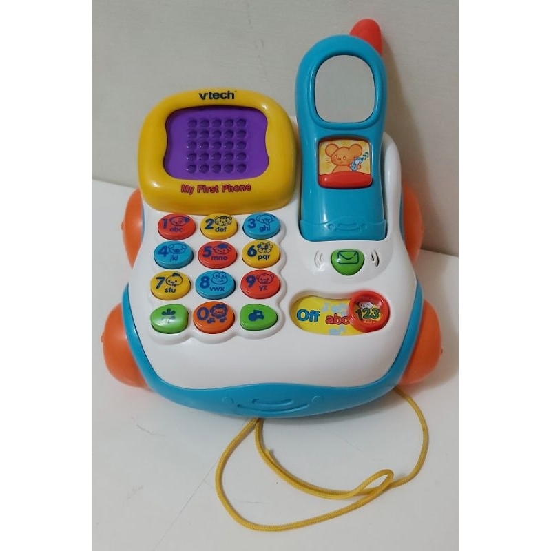 （二手現貨）VTECH 智慧學習電話機玩具 電話玩具。