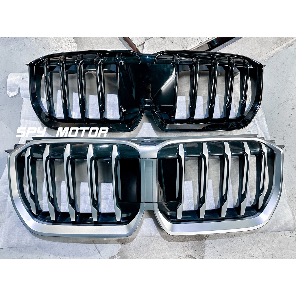 【SPY MOTOR】寶馬 BMW U11 X1 亮黑水箱罩 單線 雙線
