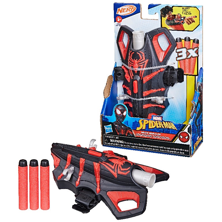 【孩之寶 Hasbro】 NERF 漫威蜘蛛人 臂套式發射器 MILES MORALES