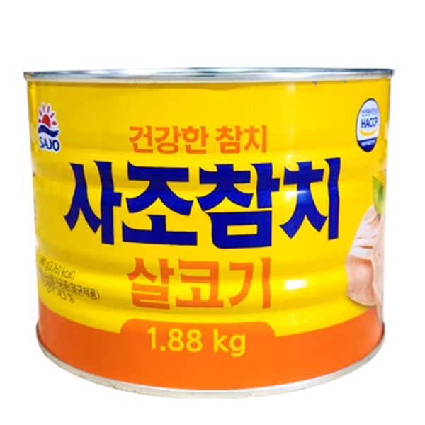 【首爾先生mrseoul】韓國 SAJO 思潮 鮪魚罐頭 1.88kg 大容量 金槍魚 效期2028.07.08《釜山小