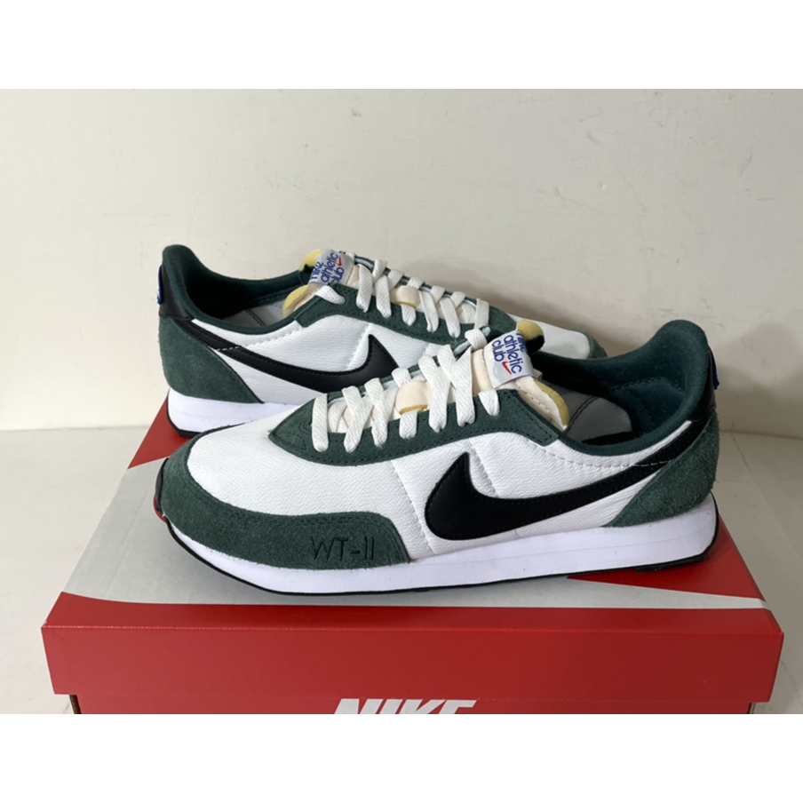 【BOBO】NIKE WAFFLE TRAINER 2 白綠 黑勾 休閒慢跑鞋 男 DJ6054-100