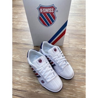 K-SWISS-01353-163 現貨 綁帶 男款 休閒 健走 運動 慢跑 工作 小白鞋 板鞋 流行鞋款 百搭 復古鞋