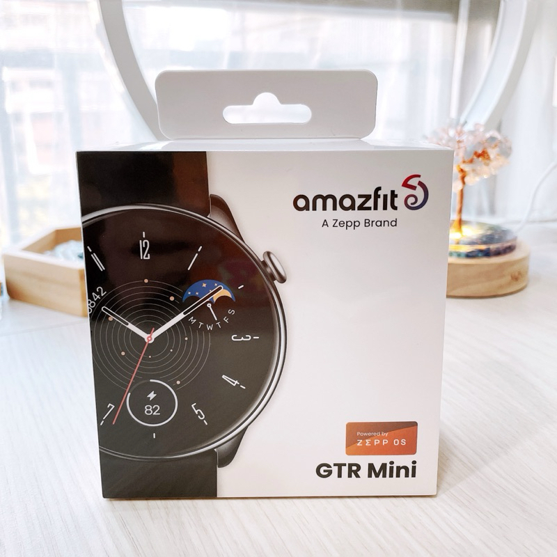 全新未拆封【Amazfit 華米】午夜黑 GTR mini 極輕不銹鋼健康運動智慧手錶1.28吋