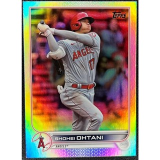 MLB 球員卡 Shohei Ohtani 大谷翔平 2022 Topps Rainbow Foil 亮面