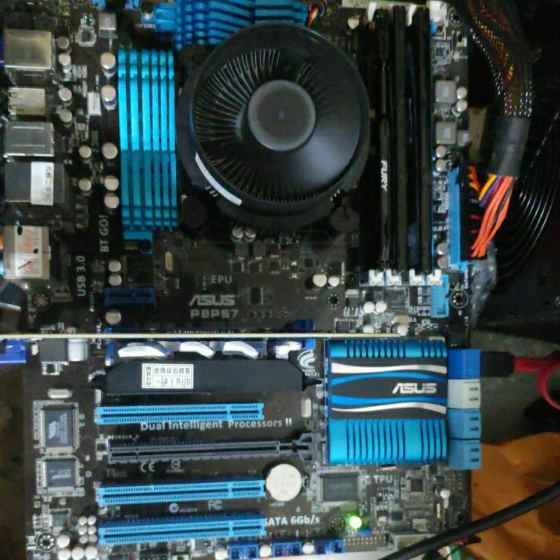 asus p8p67+i7 2600