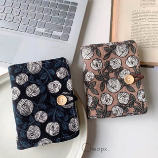 現貨 .ᐟ手工訂製·好看の布藝小花刺繡活頁筆記本/手帳本A7尺寸｜Cheapx.不撞｜