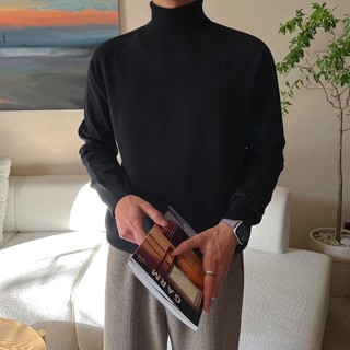 【WHYME】Soft Off-Shoulder Viscose 針織高領 5color O# 韓系穿搭 高領