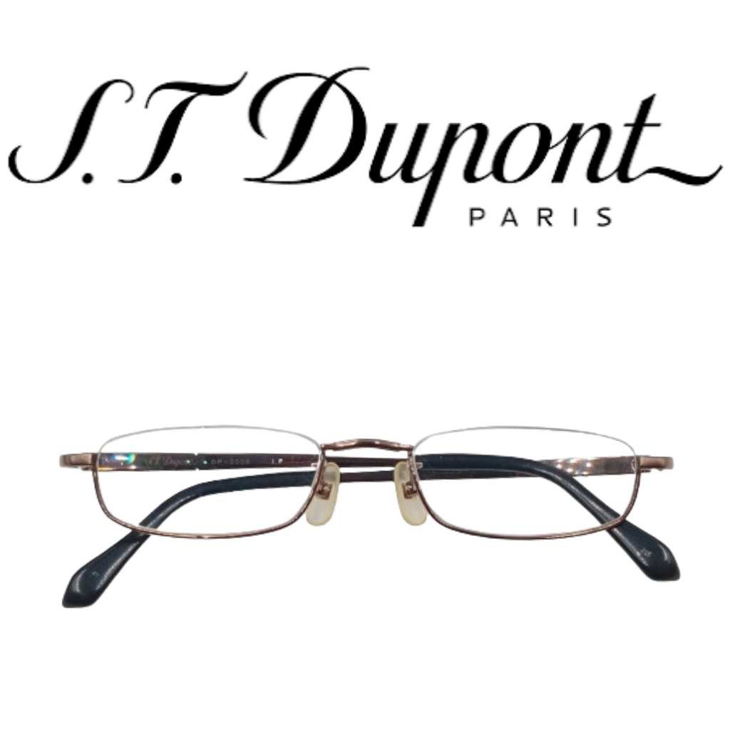 【皮老闆】 二手真品 S.T. Dupont 都彭 鈦金屬 太陽眼鏡 眼鏡 鏡框 64