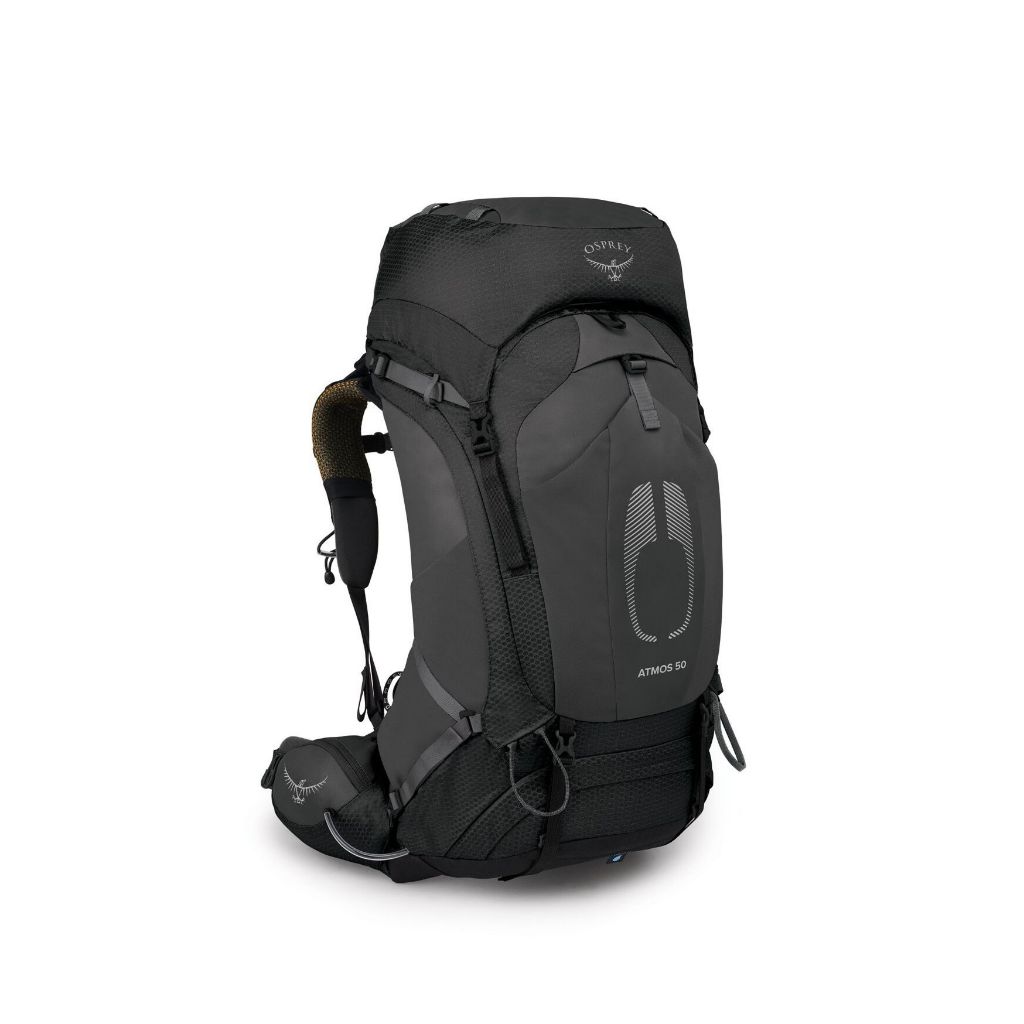 [阿爾卑斯戶外]  Osprey Atmos AG 50 男 網架登山背包 黑 10003554