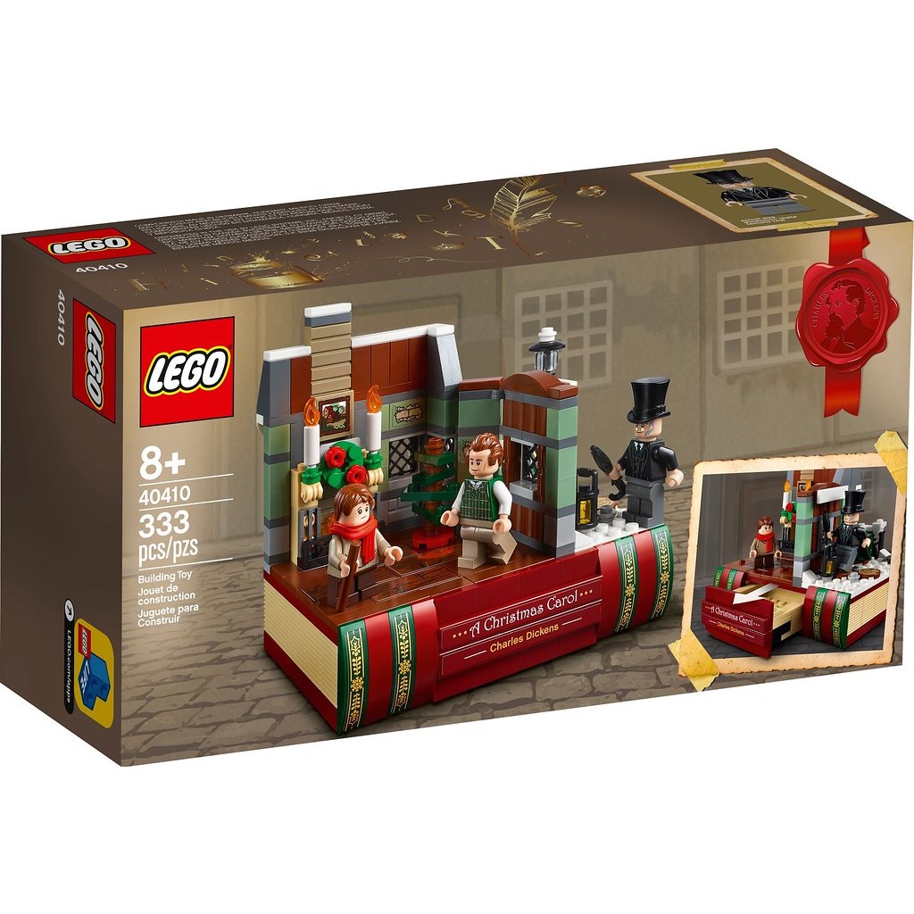 LEGO 樂高 40410 致敬查爾斯 狄更斯 全新未拆 壓痕盒