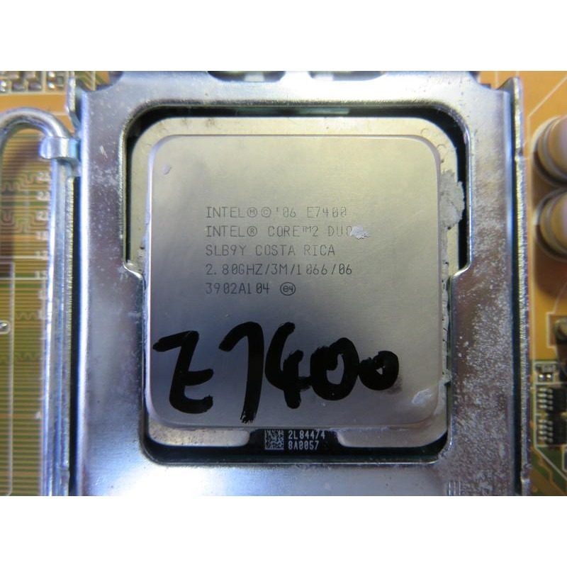 A.P5/S775主機板-Intel Core2Duo E7400 2.8GHz (3MB /1066 )  直購價50