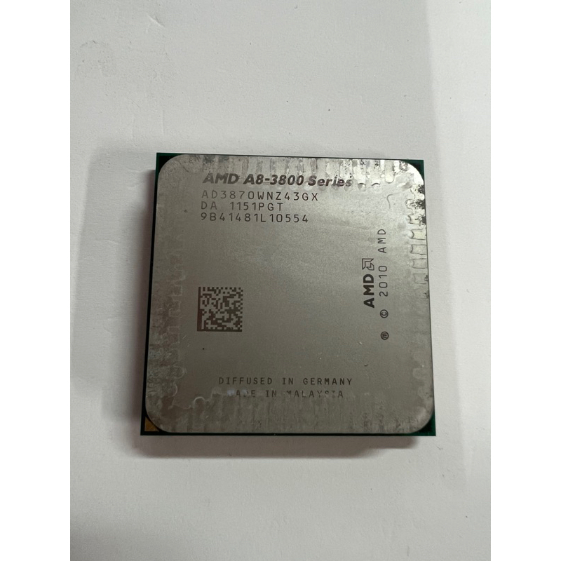 電腦雜貨店～FM1腳位cpu 四核心 A8-3870 二手良品 $300