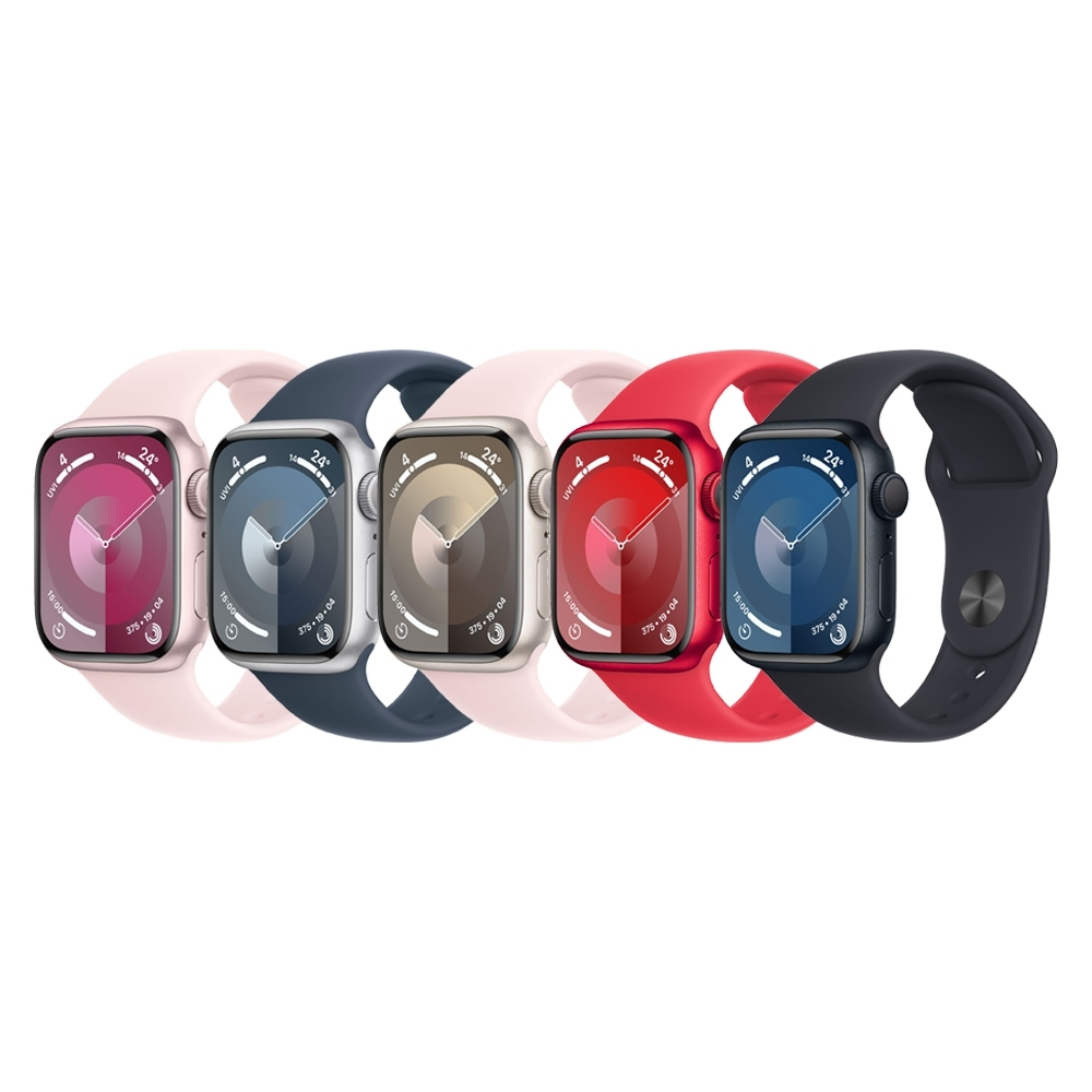 蘋果手錶 Apple Watch S9 GPS 45mm 鋁金屬錶殼搭配運動型錶帶 可30期 手錶分期 全新品