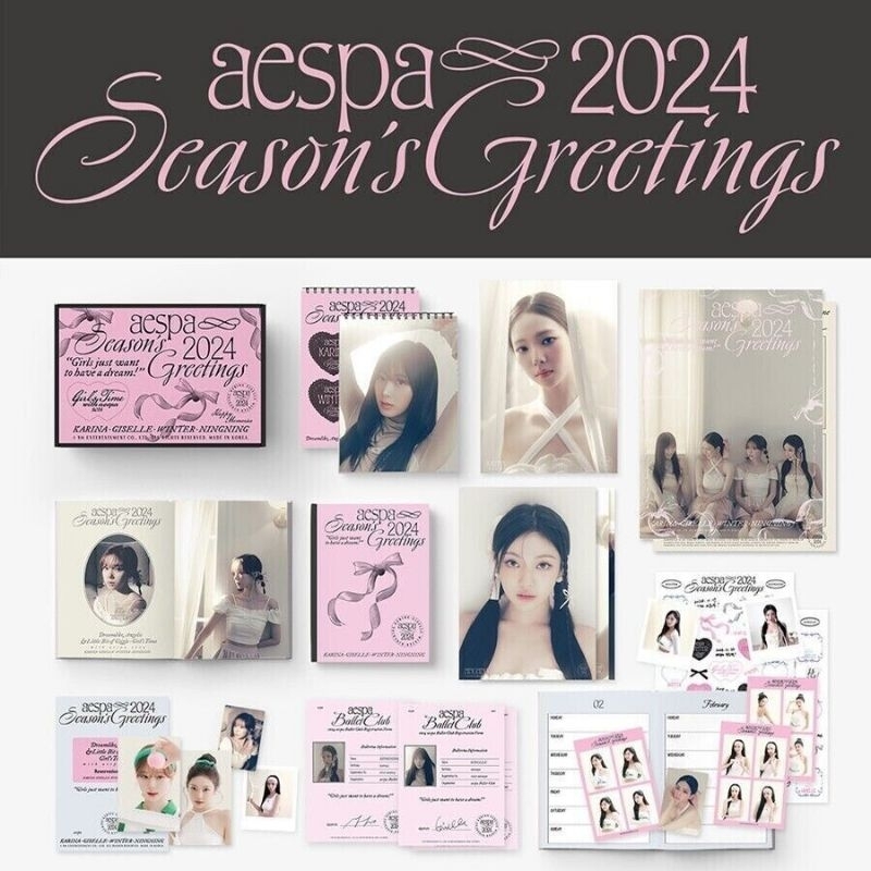 全新 未拆 aespa 2024 年曆 season's greetings 全新未拆