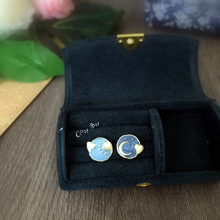 【瘋愛買Crazy Buy】在臺現貨不用等！『黑&白』S925銀針耳環 送透明飾品密封夾鏈收納袋