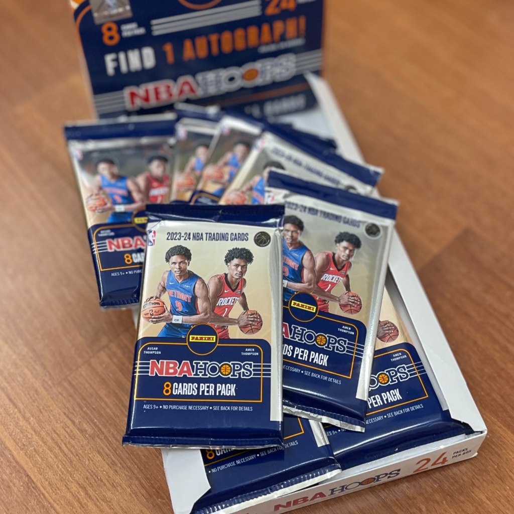 全新現貨 2023-24 Panini NBA Hoops Hobby Box Pack 完整盒拆 簽名卡 斑馬新人卡