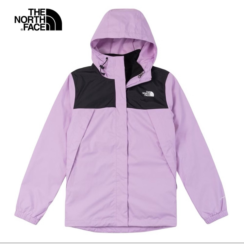 The North Face北面女款 L 紫色拼接防水透氣三合一外套| 7QW6YK4
