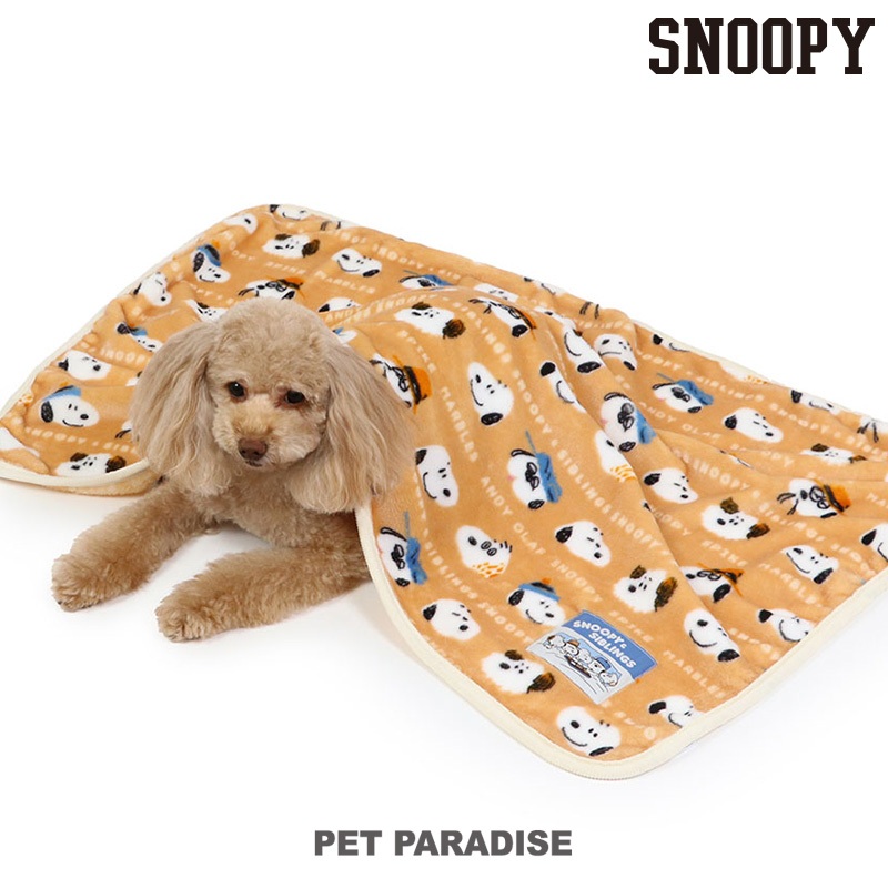 【PET PARADISE】寵物法蘭絨保暖蓋毯 (90cm×60cm) ｜SNOOPY 2023新款