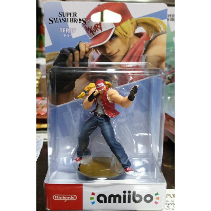 【全新現貨】NS Switch遊戲周邊 Amiibo 泰瑞 柏格 泰利波格 格鬥天王 拳皇 TERRY(任天堂明星大亂鬥