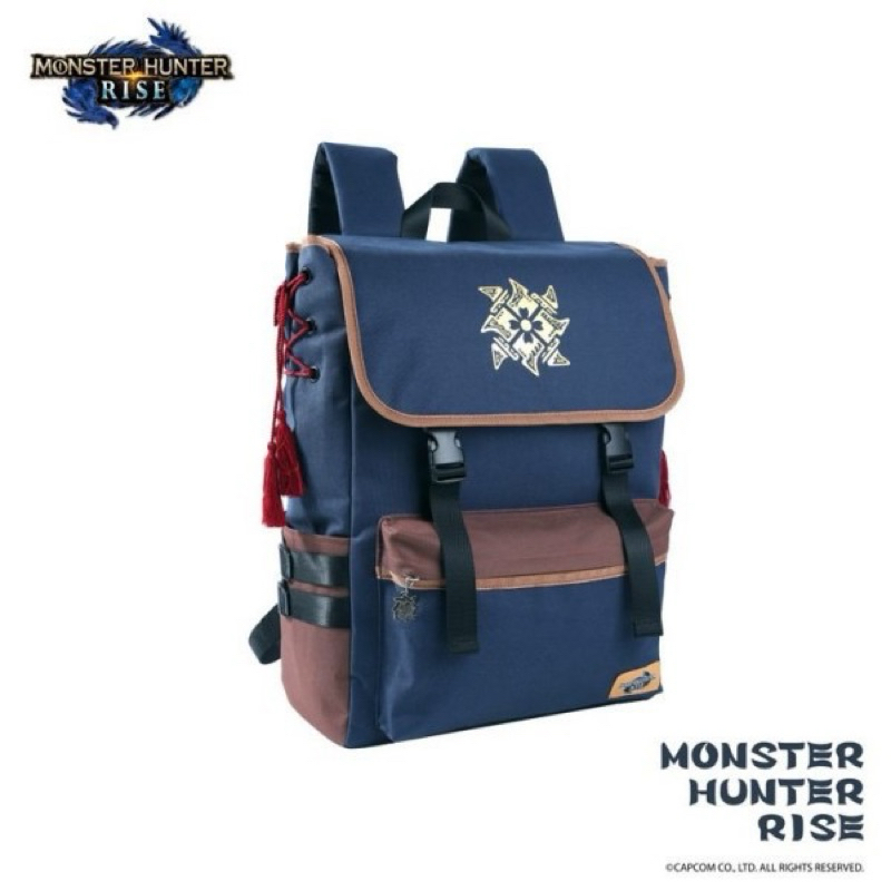 ［電玩周邊］魔物獵人 崛起 破曉 Monster Hunter Rise 雙肩包 後背包 CAPCOM