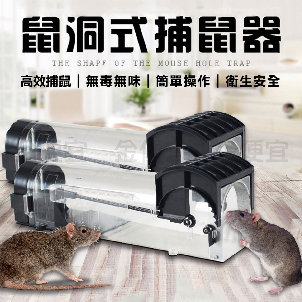 鼠洞式捕鼠器 🐭捕鼠神器🐭 全自動靈敏誘捕 抓老鼠 捕鼠器 捕鼠籠 滅鼠 補鼠 補鼠神器 補鼠器 老鼠籠
