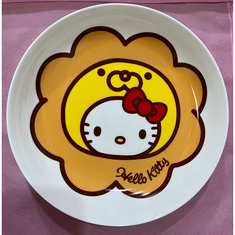 三麗鷗sanrio Hellokitty X Mister Donut 聯名款餐盤一組（不拆售）