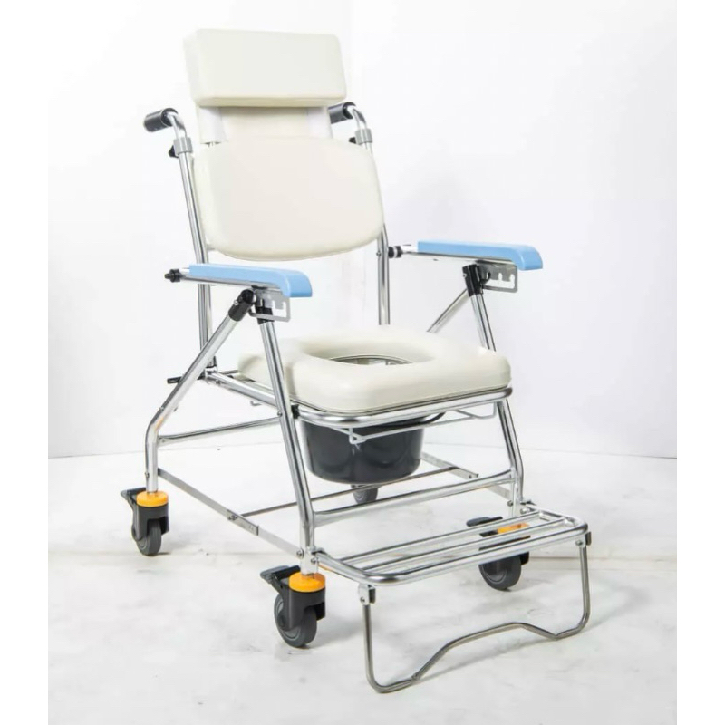 均佳 不鏽鋼背可調收合便器椅 馬桶椅 洗澡椅 沐浴椅 JCS-306