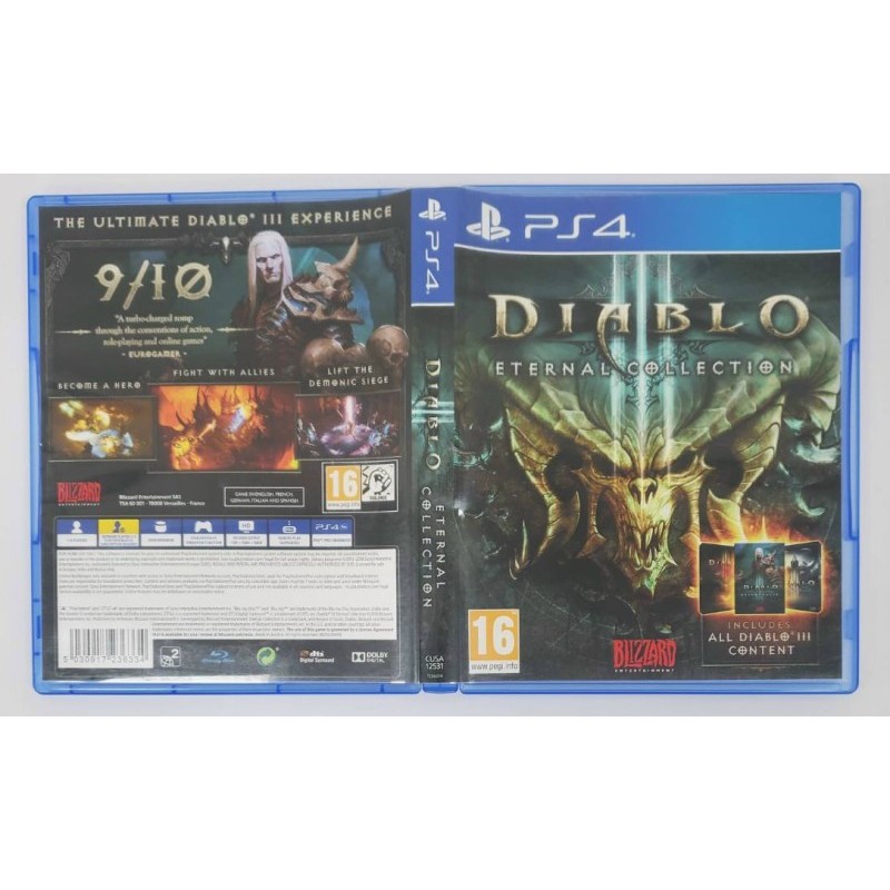 [崴勝3C] 二手 PS4 暗黑破壞神 3 永恆之戰 英文版 Diablo III Eternal Collection