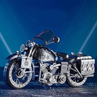 MARS益智玩具◎ 軍用哈雷摩托車 ★拼酷★MU藝模★3D立體金屬拼圖★DIY金屬模型