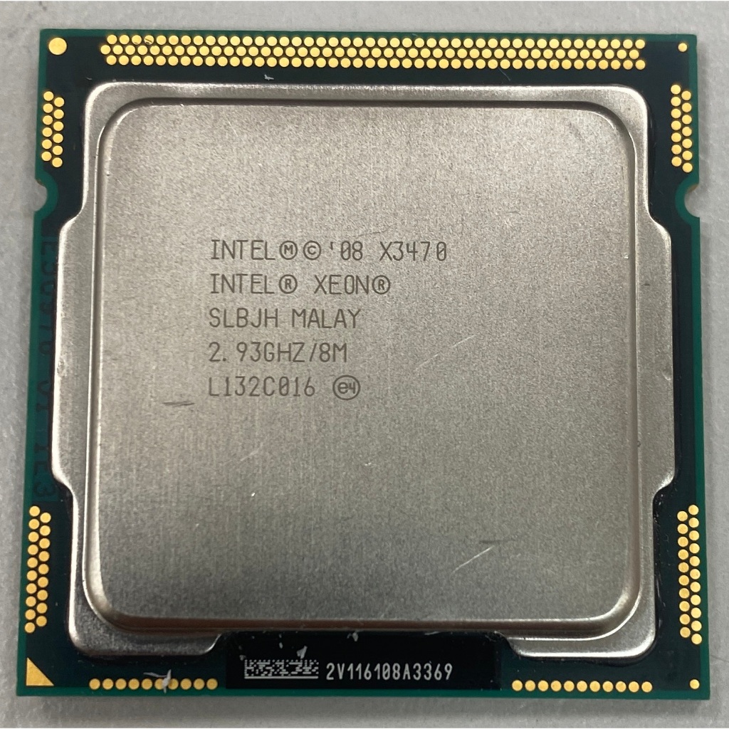 Intel® Xeon® 處理器 X3470 8M 快取記憶體、最高 3.60 GHz 二手CPU處理器