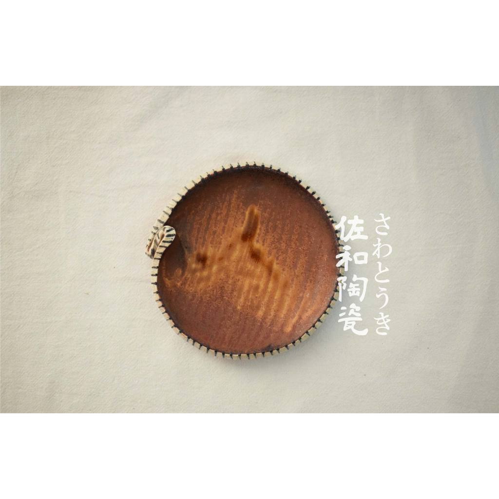 +佐和陶瓷餐具批發+【鐵彩線紋珍味皿-日本製】醬料碟 小菜 日式料理店 餐廳 無菜單料理 沙拉 點心 和食器 器皿專賣