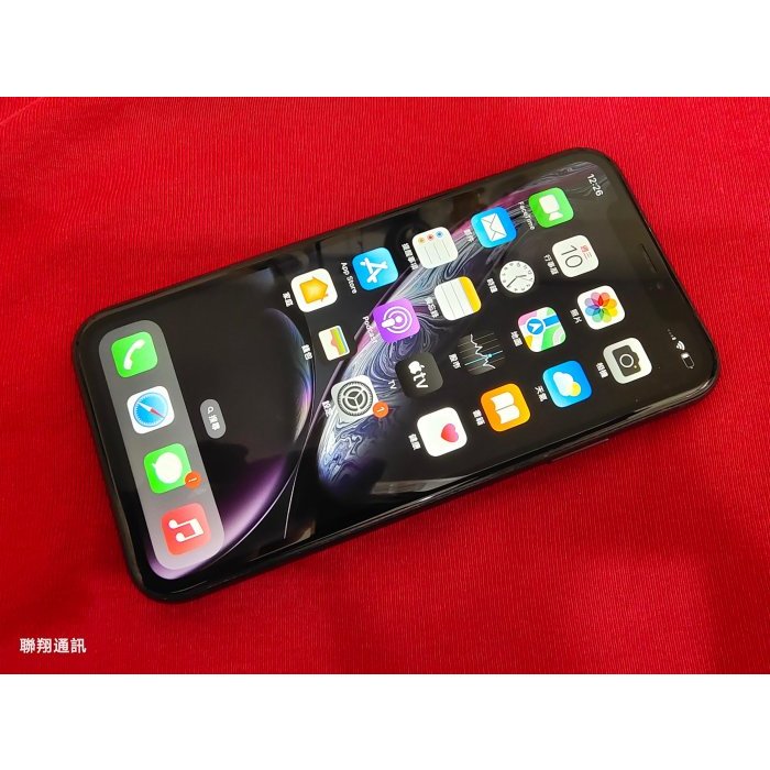聯翔通訊 保存好機況新 黑色 Apple iPhone XR 128G 台灣原廠過保固2019/10/28 原廠盒裝※換