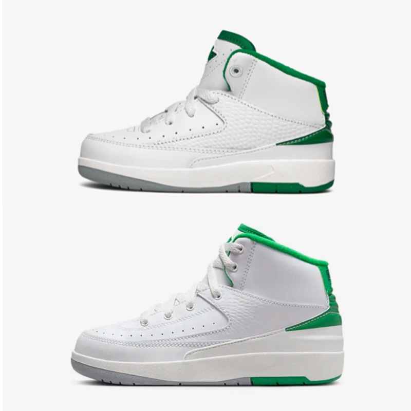 ➕鞋家➕ 童鞋 中小童 Jordan 2 Retro "Lucky Green" 幸運綠 DQ8563 DQ8564