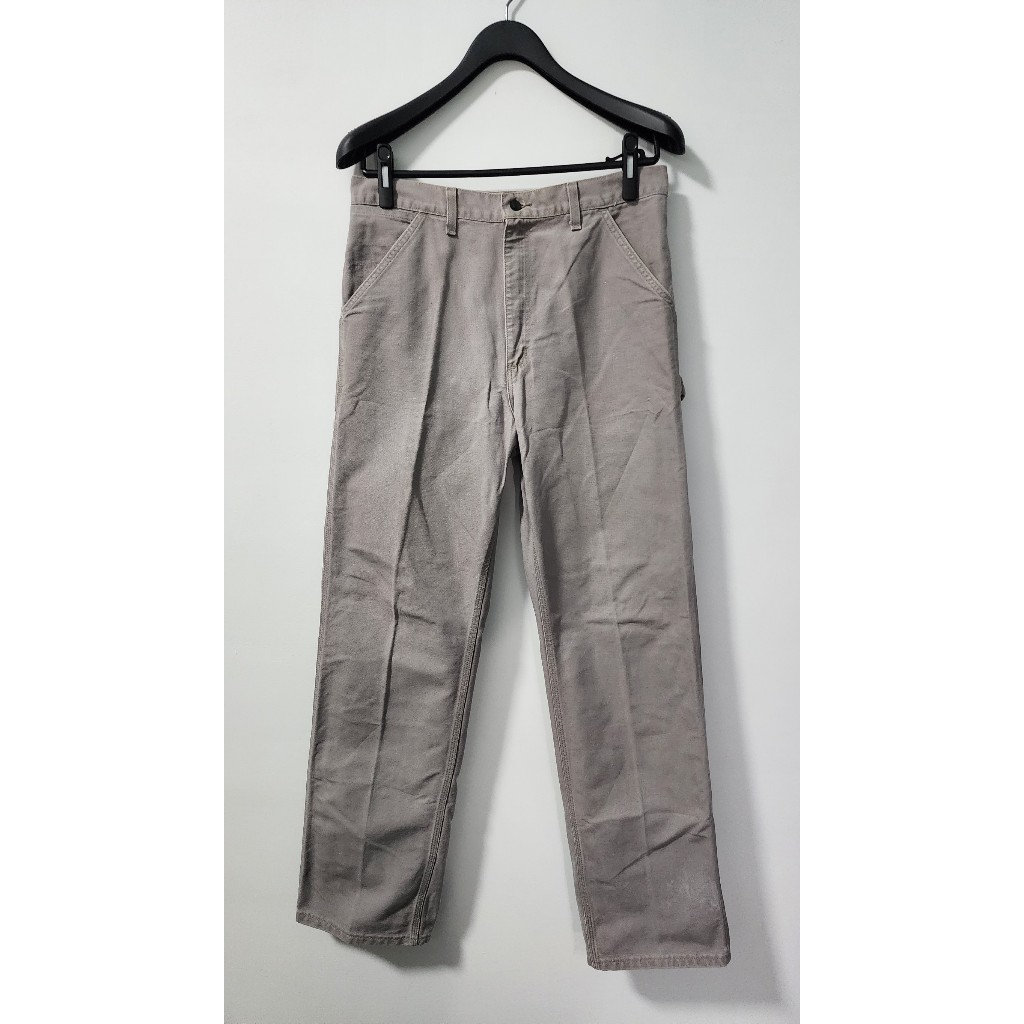 卡哈特 Carhartt WIP 灰色 修身 畫家 工裝 多口袋 厚磅 耐磨 工作 戰術 單寧 牛仔 長褲 墨西哥製