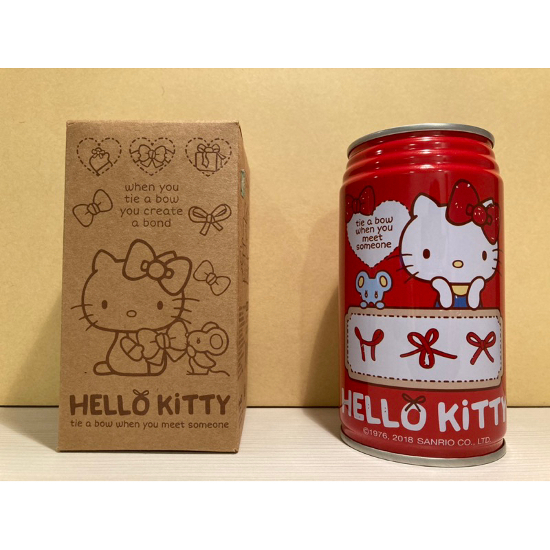 Hello Kitty 在台現貨 易開罐存錢筒 -造型存錢筒 易拉罐-只進不出 旅遊基金 -儲蓄 硬幣儲蓄 零錢罐 全新