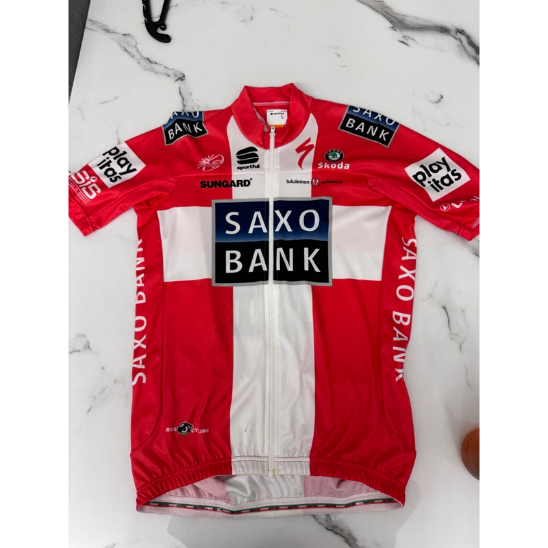 SPORTFUL 2010 環法 SAXO BANK 丹麥公路賽冠軍 車隊版自行車衣