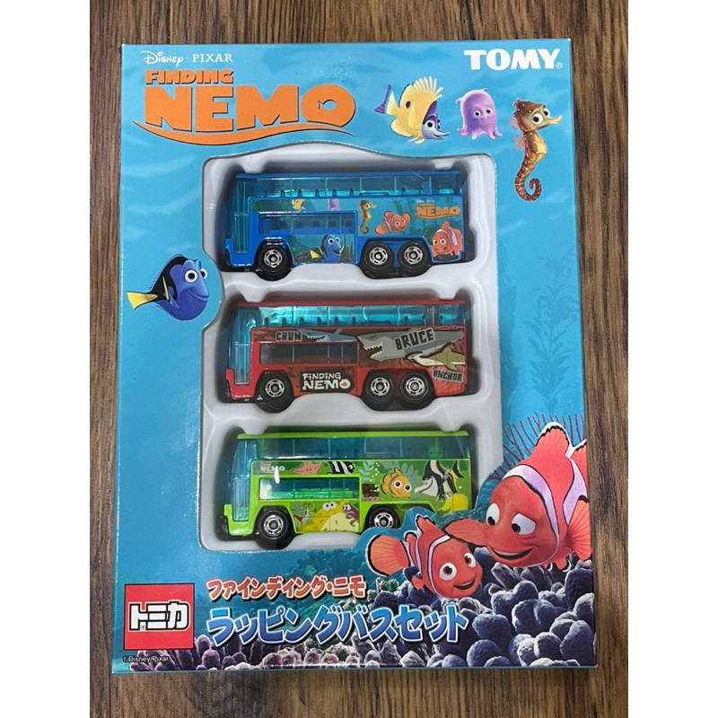 TOMICA  多美 盒組 迪士尼 皮克斯 海底總動員 尼莫 小丑魚 巴士 舊藍標