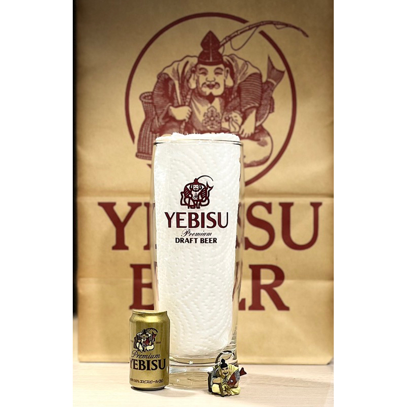｛可愛LOGO版｝日本 YEBISU 啤酒杯 復古asahi Sapporo suntory 杯