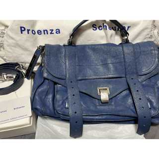 Proenza Schouler PS1 Medium Tote Bag 海軍藍色 銀扣