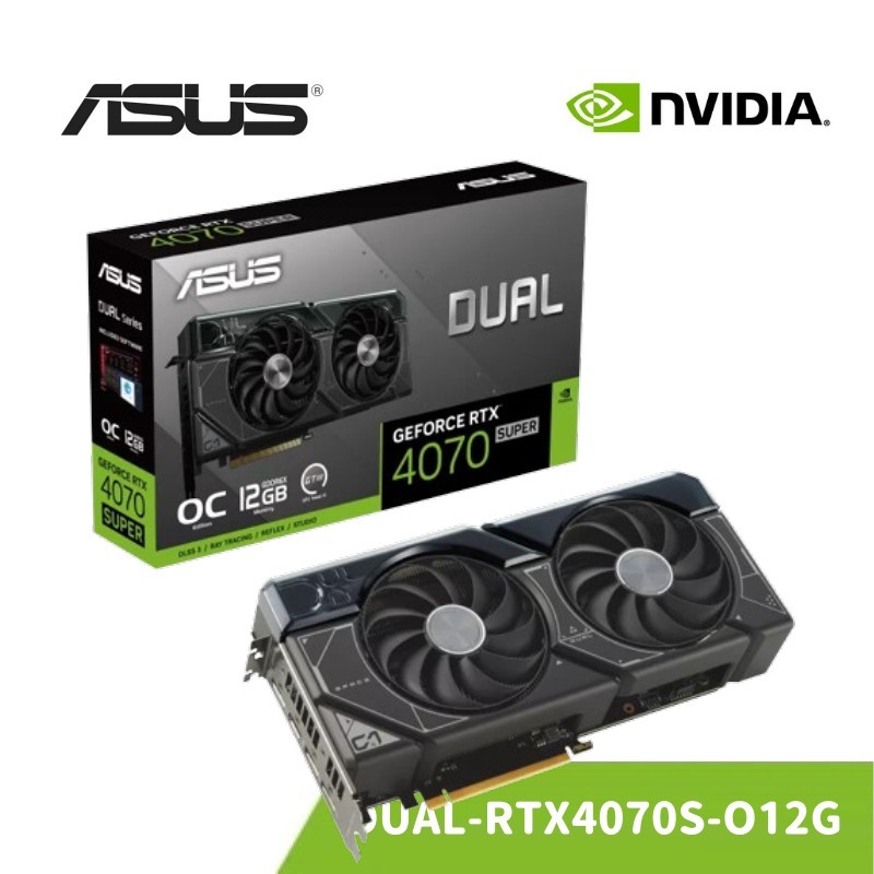 ASUS 華碩 DUAL RTX 4070S O12G 顯示卡