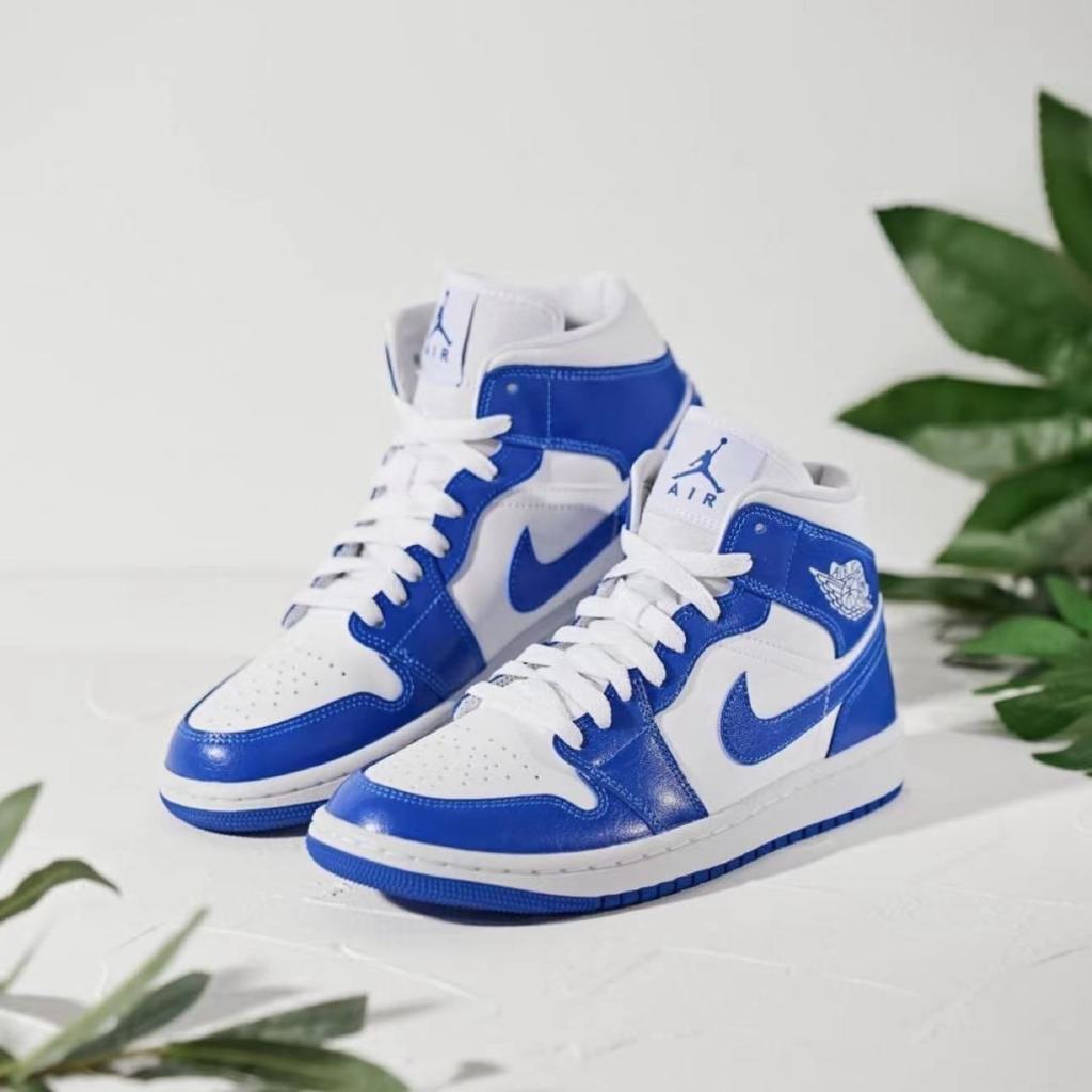 Air Jordan 1 MID Kentucky 肯塔基 藍 女鞋 BQ6472-104