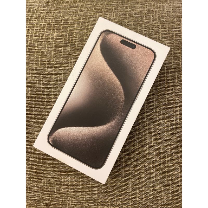 [全新未拆封]iPhone 15 pro max 256G 原色鈦金屬