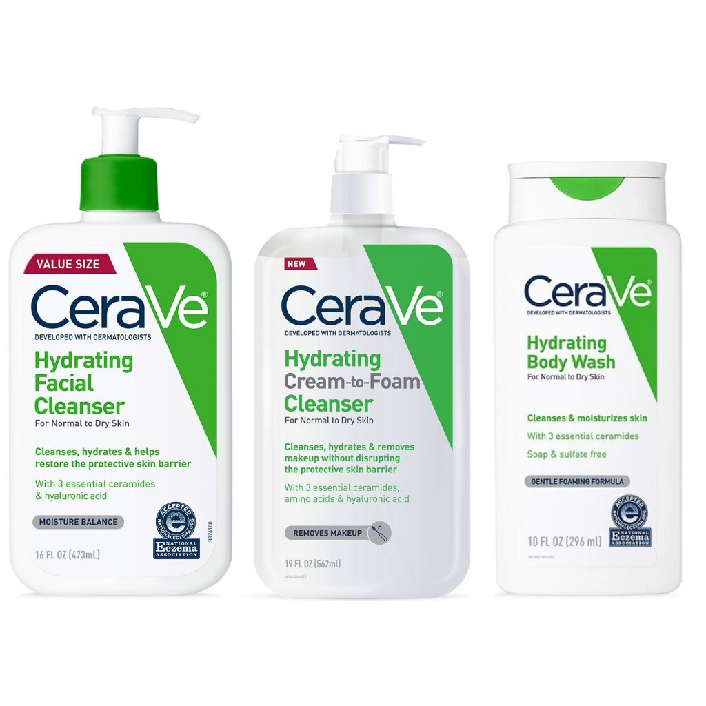 現貨 Cerave Hydrating Facial Cream-to-Foam 保濕 潔面乳 洗面乳 洗臉皂 沐浴乳