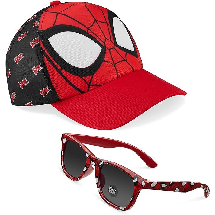 預購👍空運👍 美國專櫃 Marvel spiserman 蜘蛛人 帽子 棒球帽  兒童 太陽眼鏡 墨鏡 收納盒