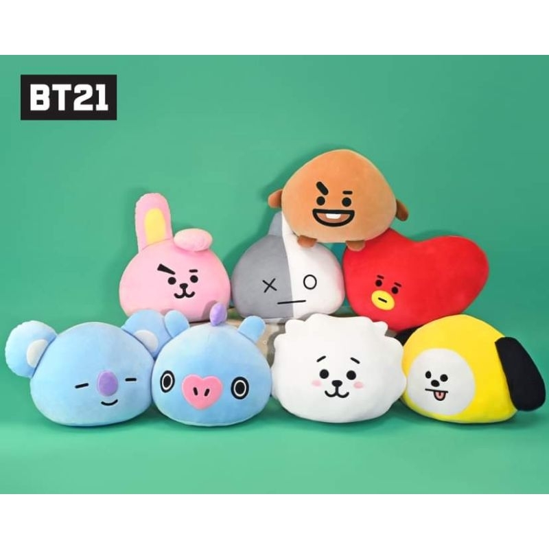 【嘉義出貨】 大福抱枕 禮物 娃娃 正版 bt21 bts 防彈 COOKY RJ CHIMMY