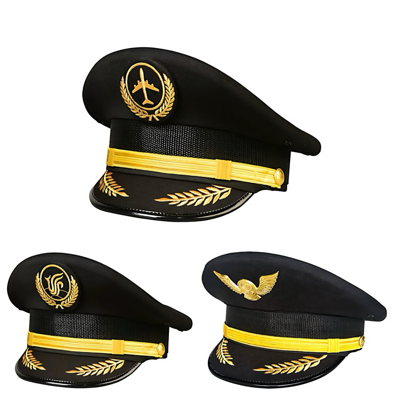 🌹手舞足蹈舞蹈用品🌹深藍色精緻機長帽/機師帽$500元
