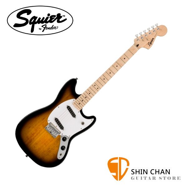 小新樂器館 |Fender Squier Sonic Mustang 單單電吉他【楓木指板】