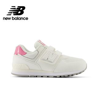 【New Balance】 NB 童鞋_中性_米白粉_PV5742BA-W楦 574