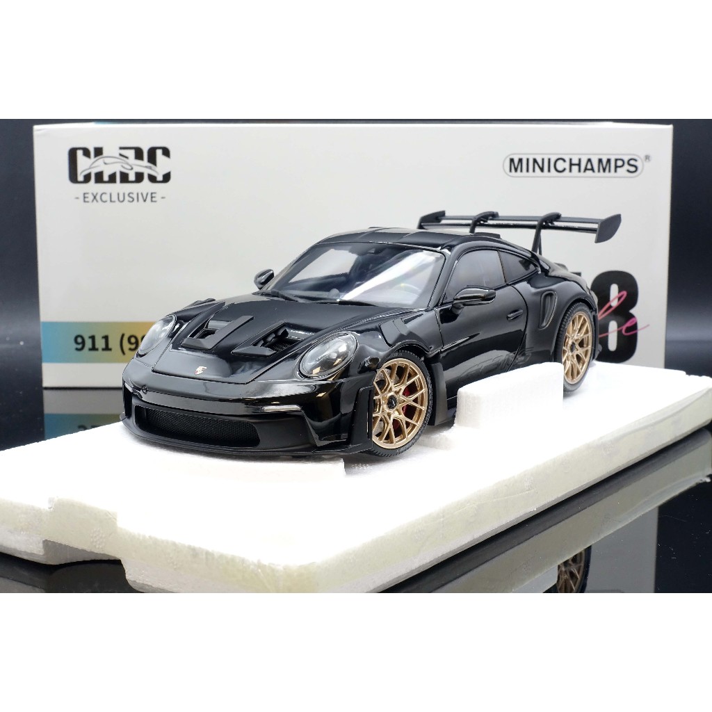【MASH】 Minichamps 1/18 Porsche 992 GT3 RS CLDC限定 黑